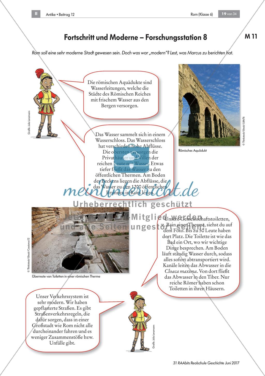 Das Leben in der antiken Weltstadt Rom - Lerntheke Preview 9