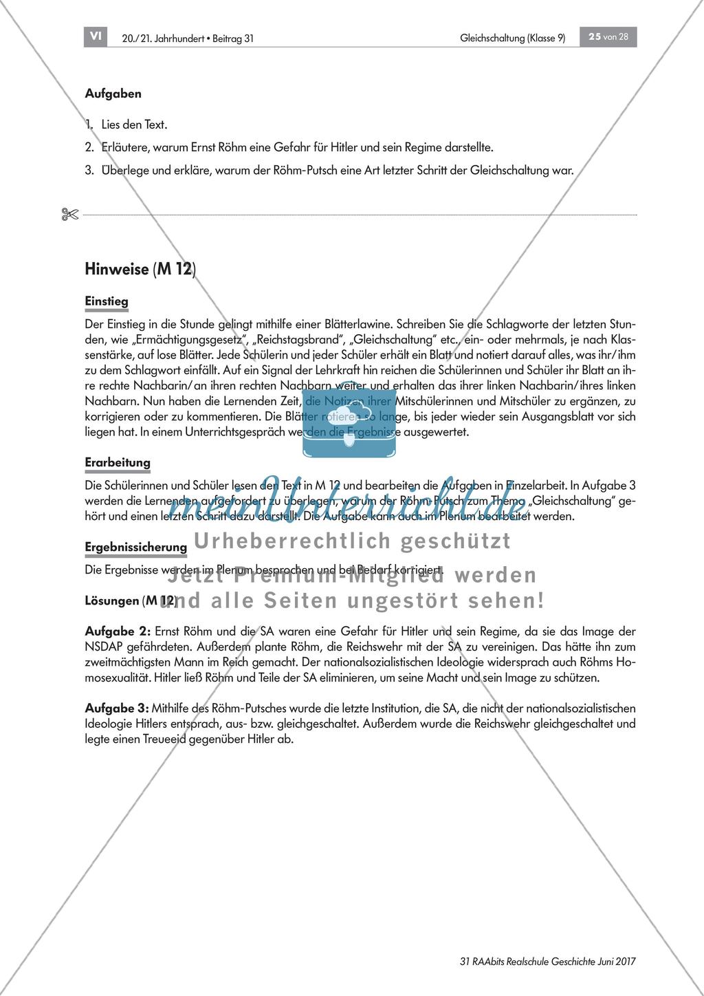 Hitlers Gleichschaltung - der Röhm-Putsch Preview 2