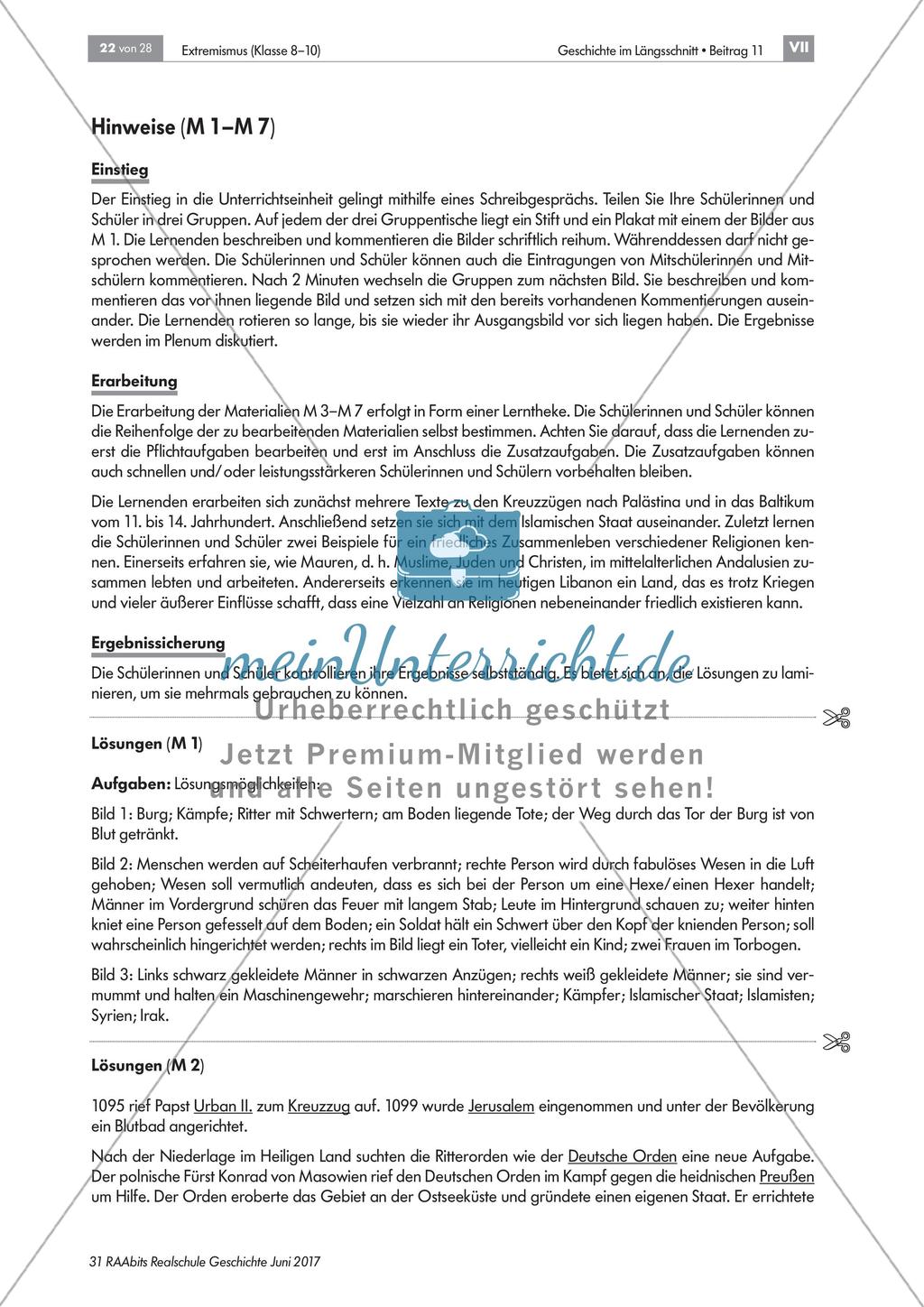 Religiöser Extremismus – Beispiele der Geschichte Preview 15