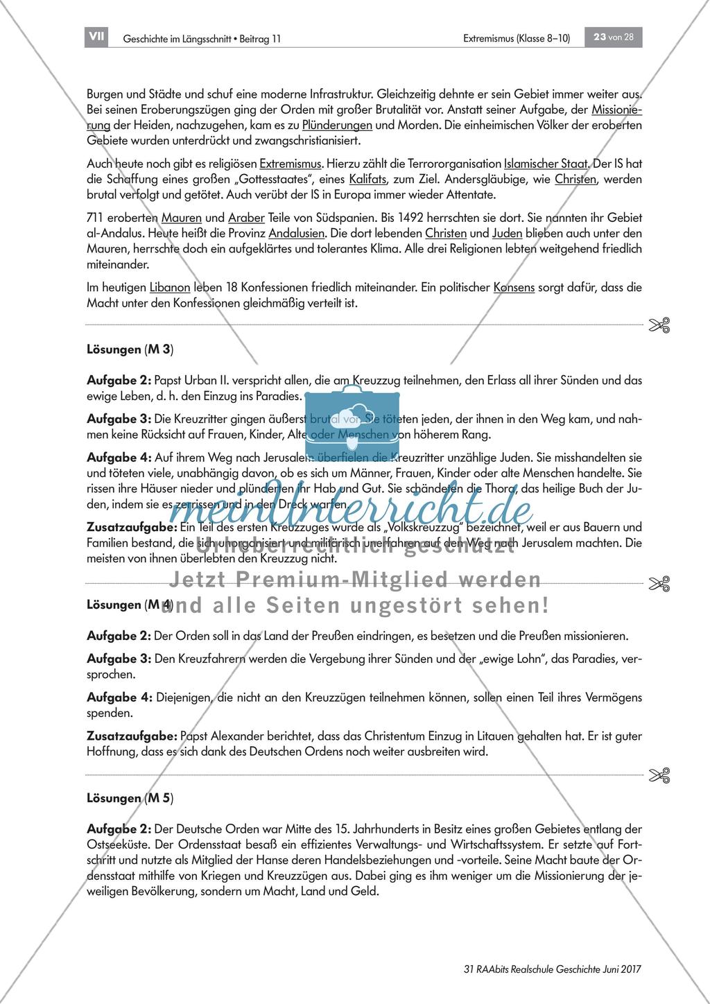 Religiöser Extremismus – Beispiele der Geschichte Preview 16