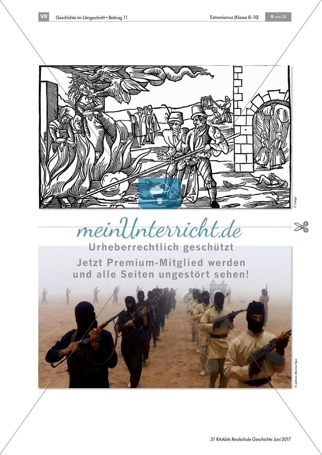 Religiöser Extremismus – Beispiele der Geschichte Preview 2