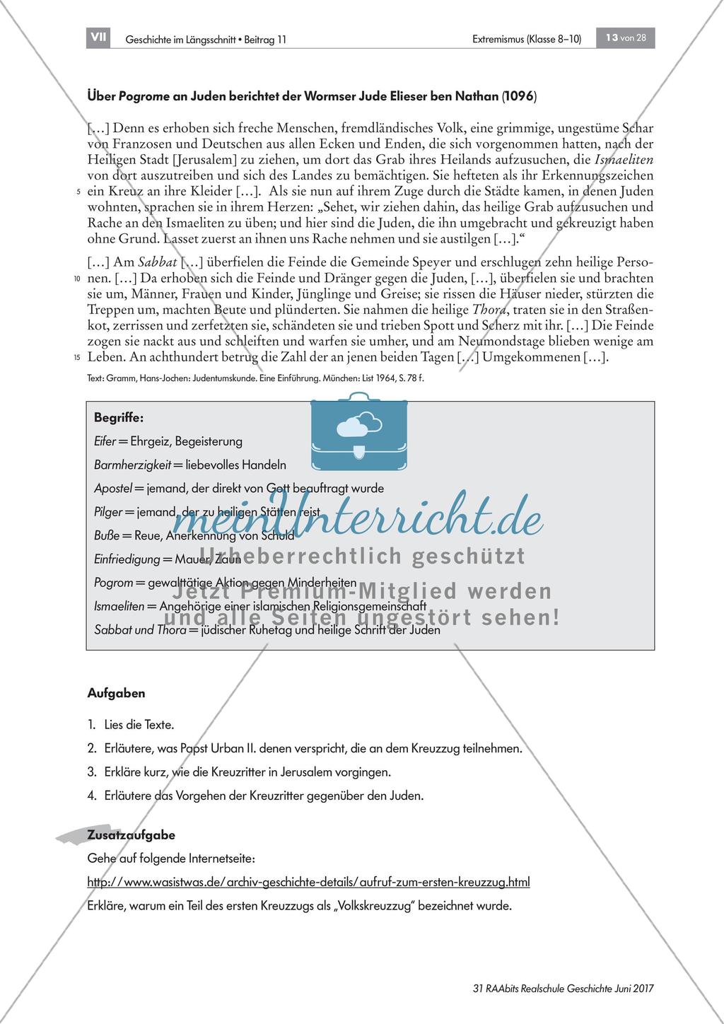 Religiöser Extremismus – Beispiele der Geschichte Preview 6