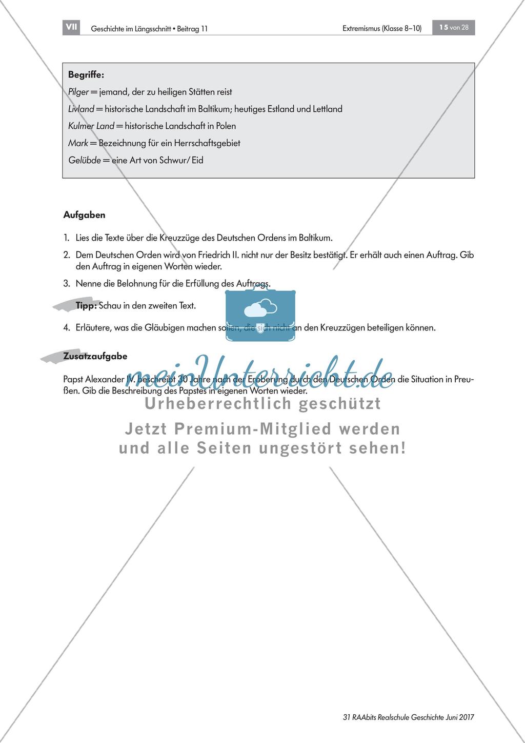 Religiöser Extremismus – Beispiele der Geschichte Preview 8
