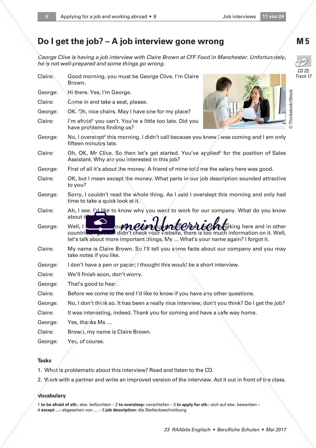Job interview: Presenting yourself Preview 2