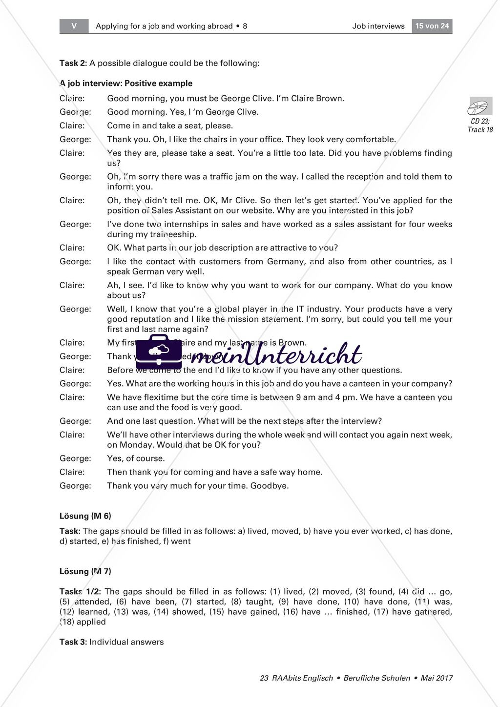 Job interview: Presenting yourself Preview 6