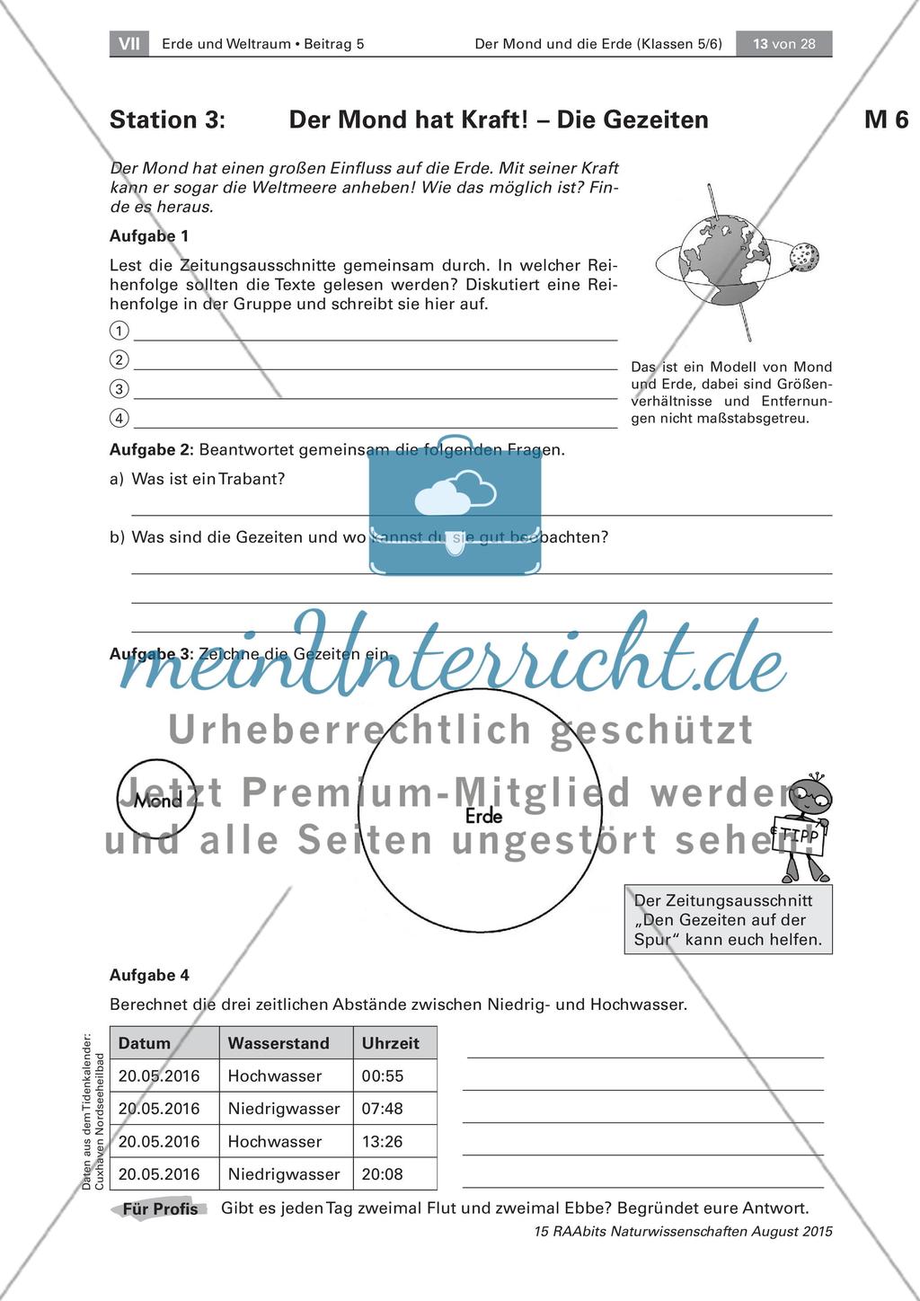 Die Eigenschaften des Monds – Stationenlauf Preview 4