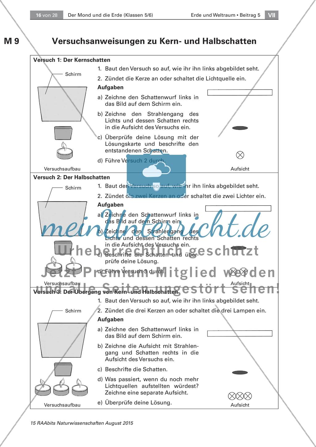 Die Eigenschaften des Monds – Stationenlauf Preview 7