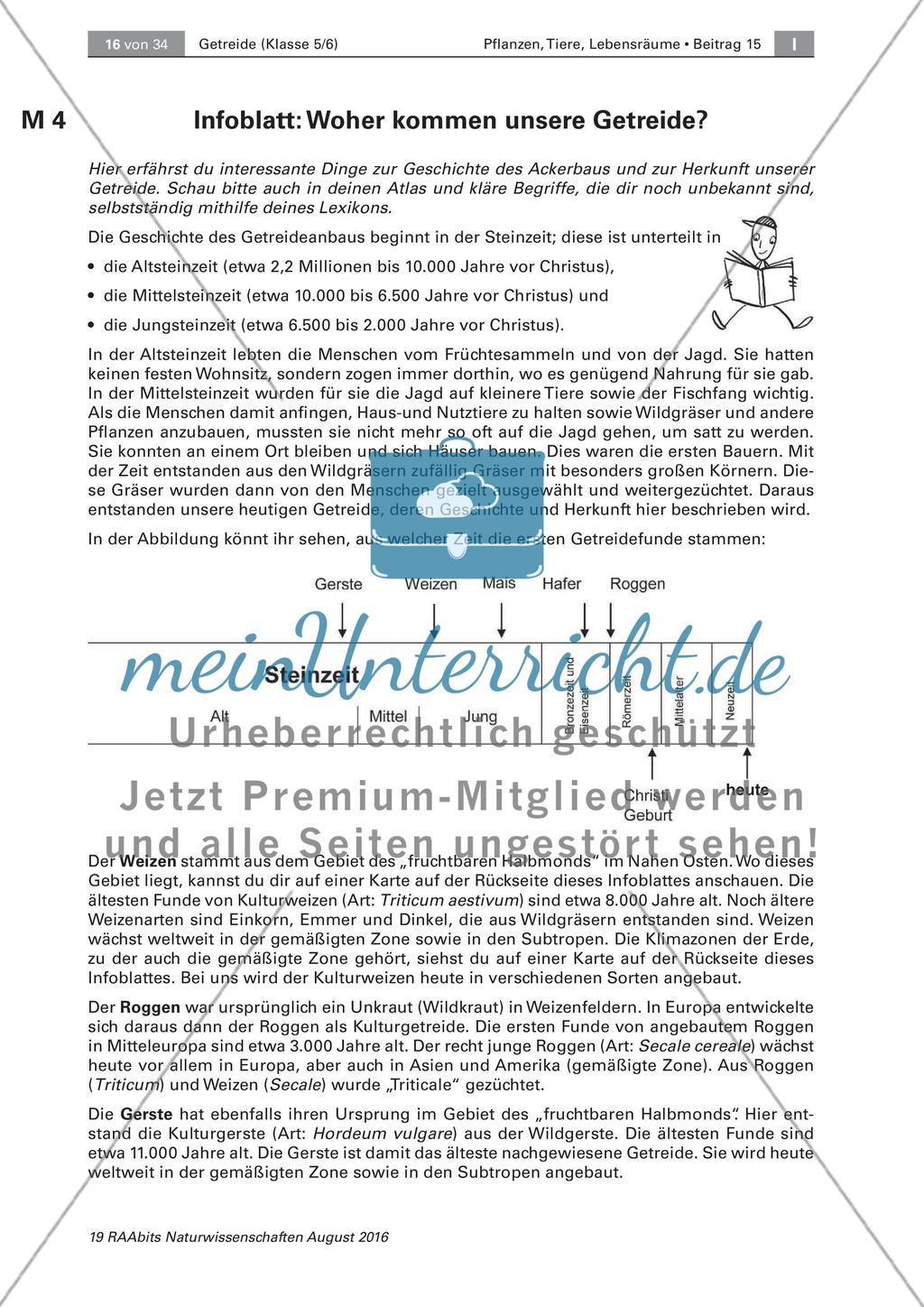 Getreide: Ursprung, Anbau, Getreidequartett Preview 1