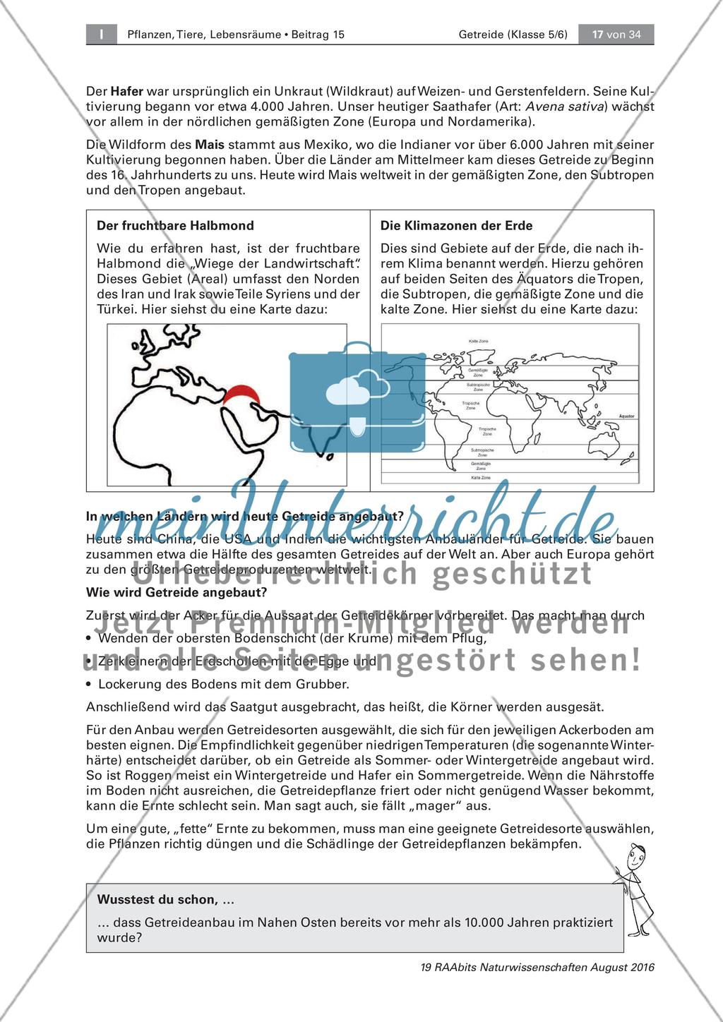 Getreide: Ursprung, Anbau, Getreidequartett Preview 2