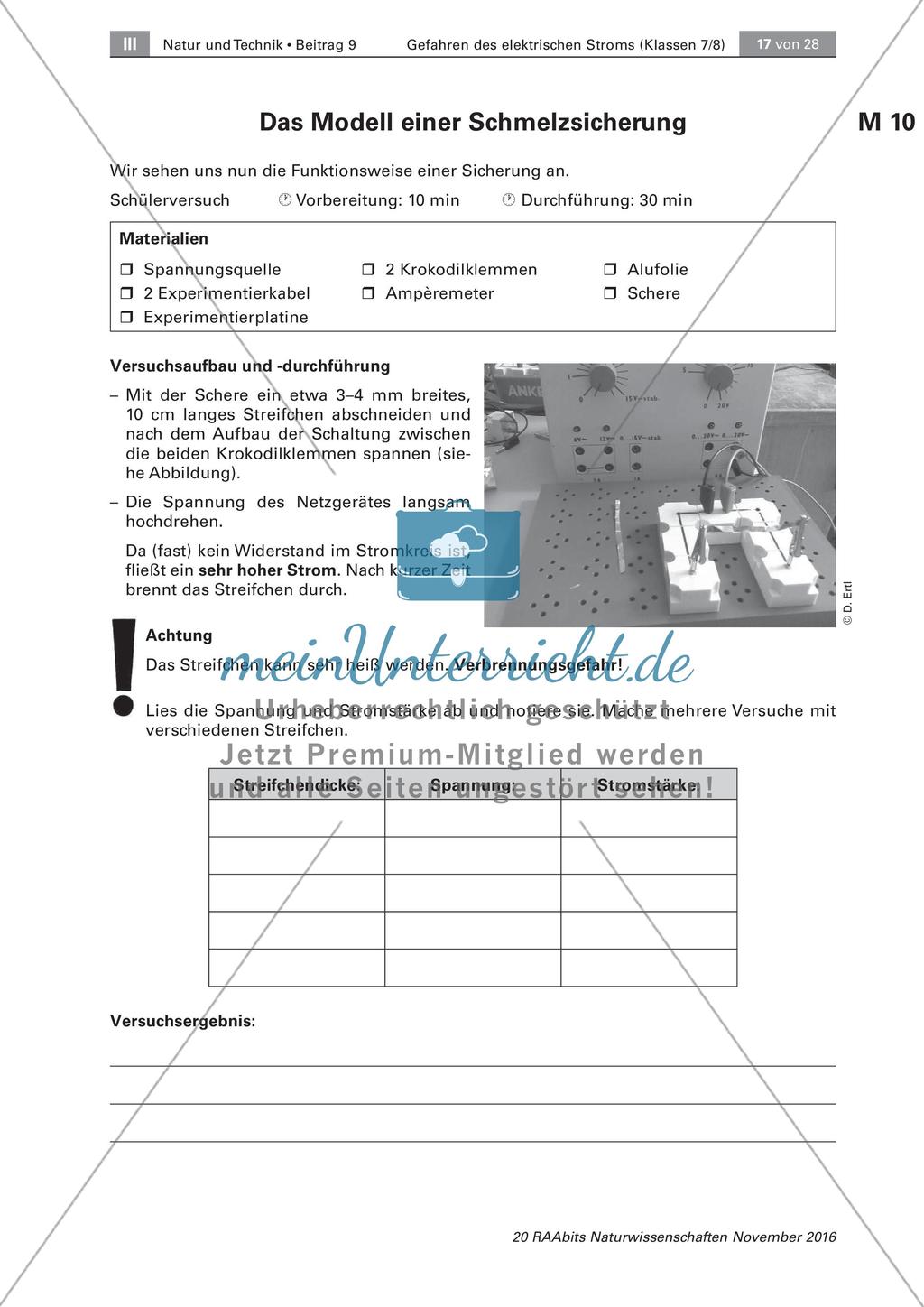 Die Gefahren des elektrischen Stroms Preview 10