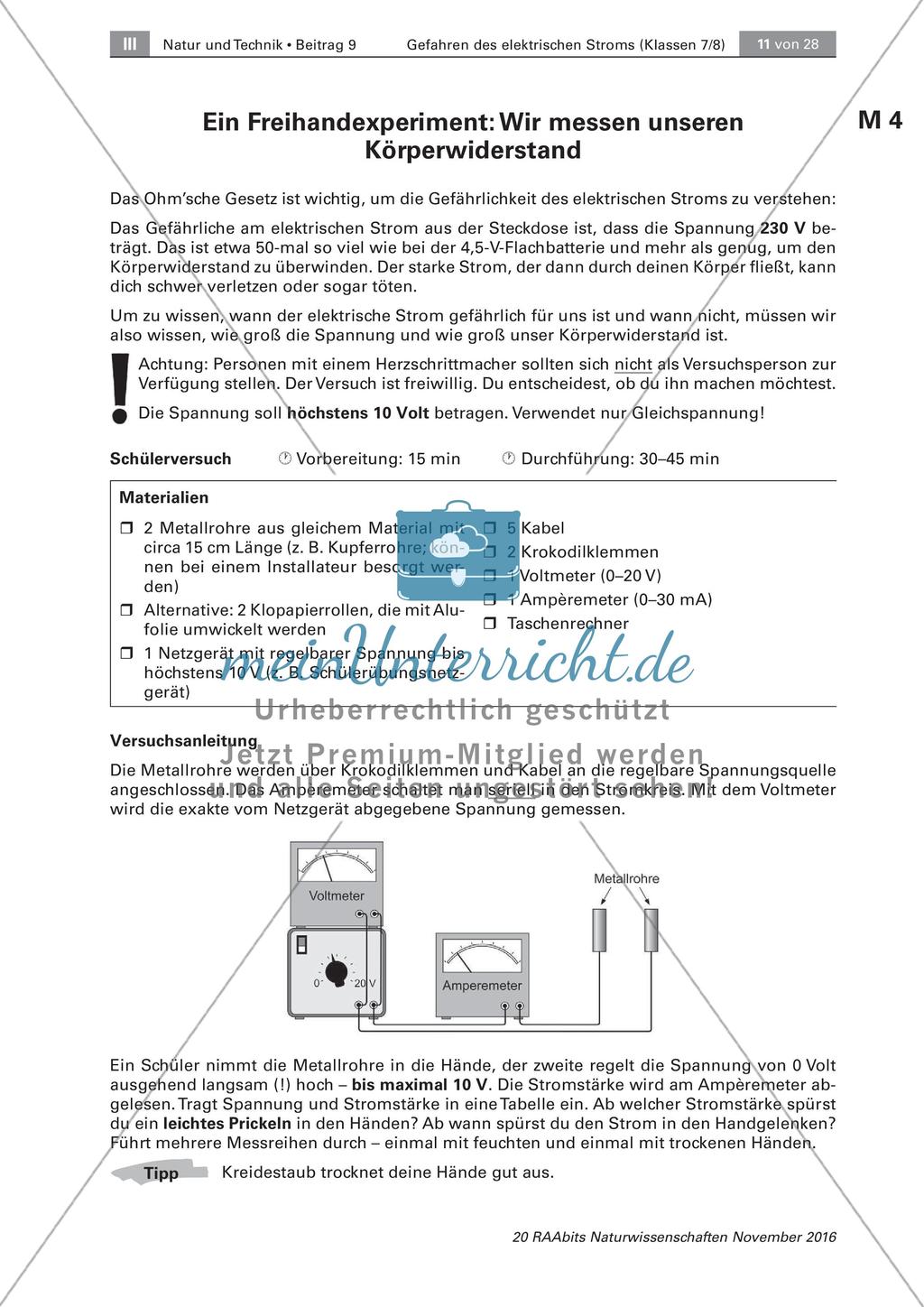 Die Gefahren des elektrischen Stroms Preview 4