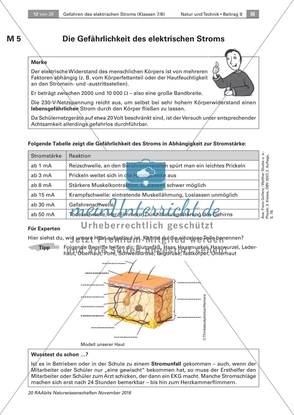 Die Gefahren des elektrischen Stroms Preview 5