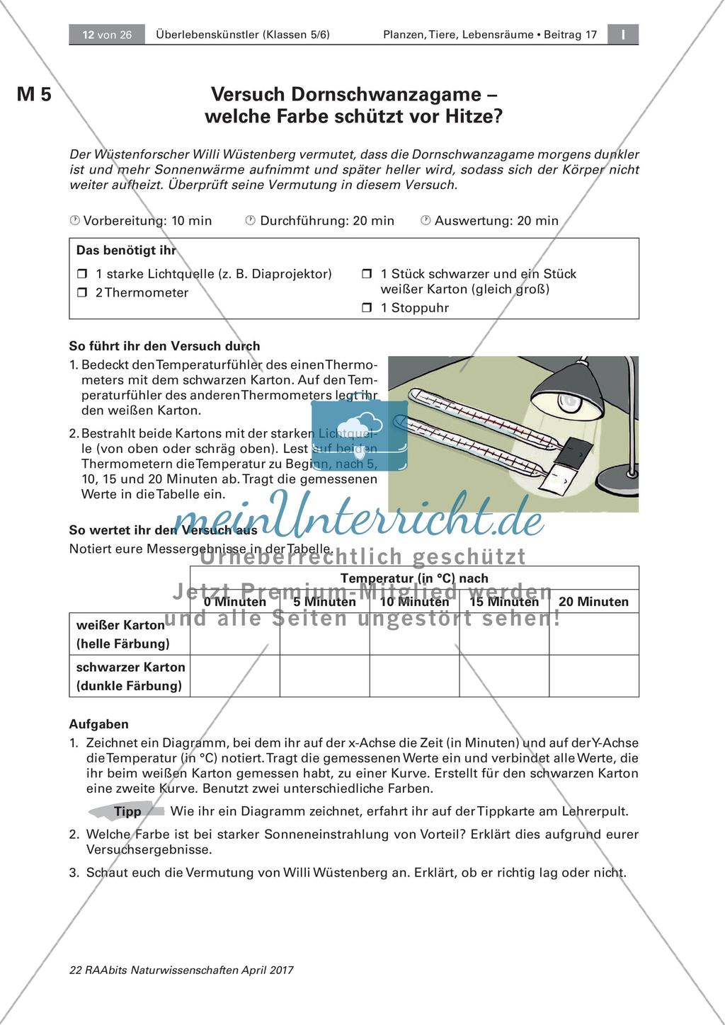 Überlebenskünstler in Extremräumen - Angepasstheiten untersuchen Preview 2