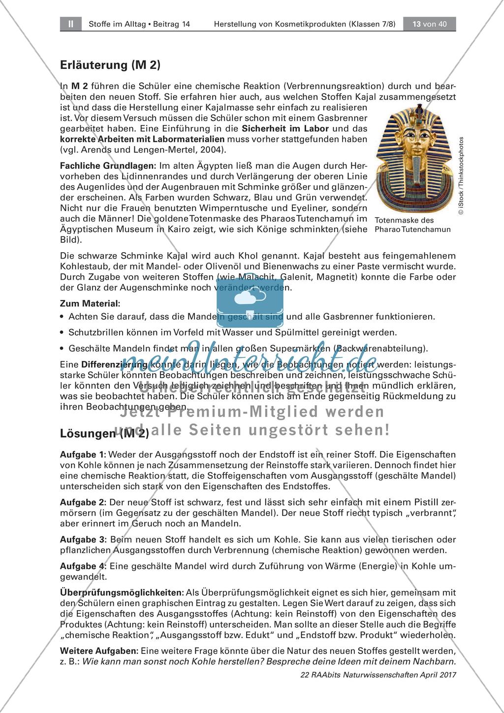 Der Schminkkoffer der alten Ägypter: Kosmetikprodukte herstellen Preview 3