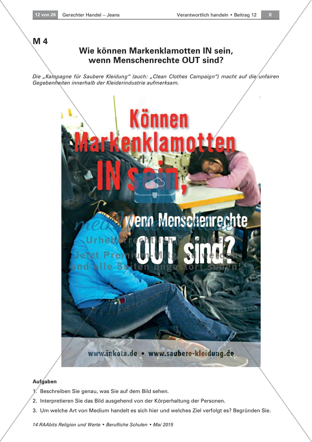 Kleiderproduktion - Menschenrechte Preview 1