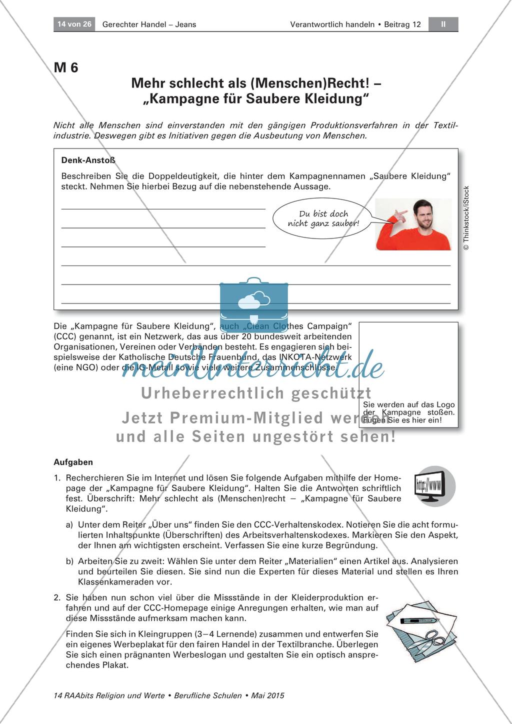 Kleiderproduktion - Menschenrechte Preview 3