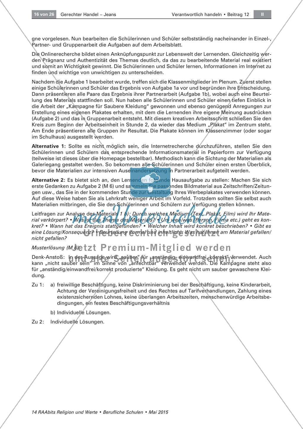 Kleiderproduktion - Menschenrechte Preview 5