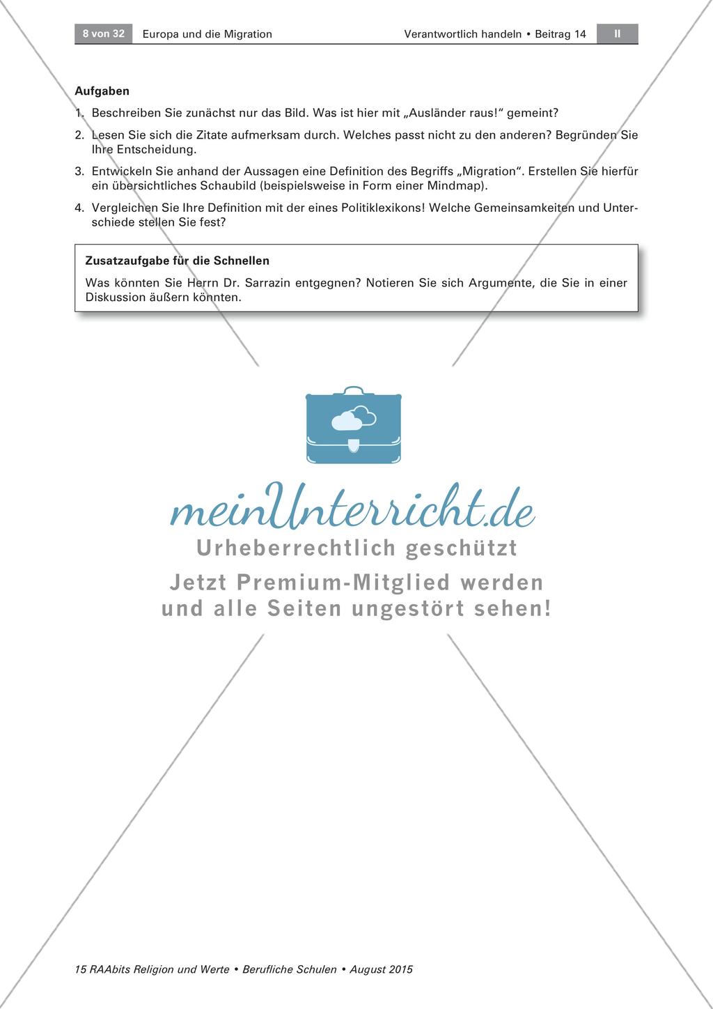 Definition der Migration Preview 2