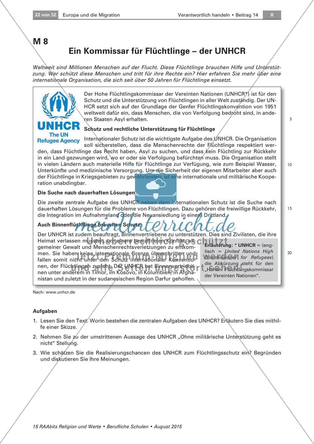 Migration und Flüchtlingsschutz Preview 1