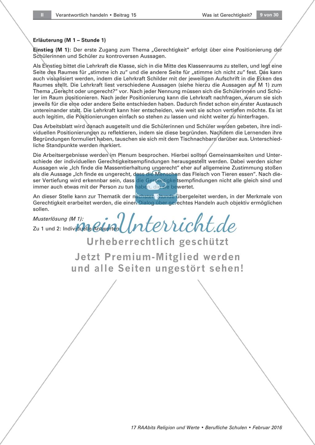 Merkmale von Gerechtigkeit Preview 2