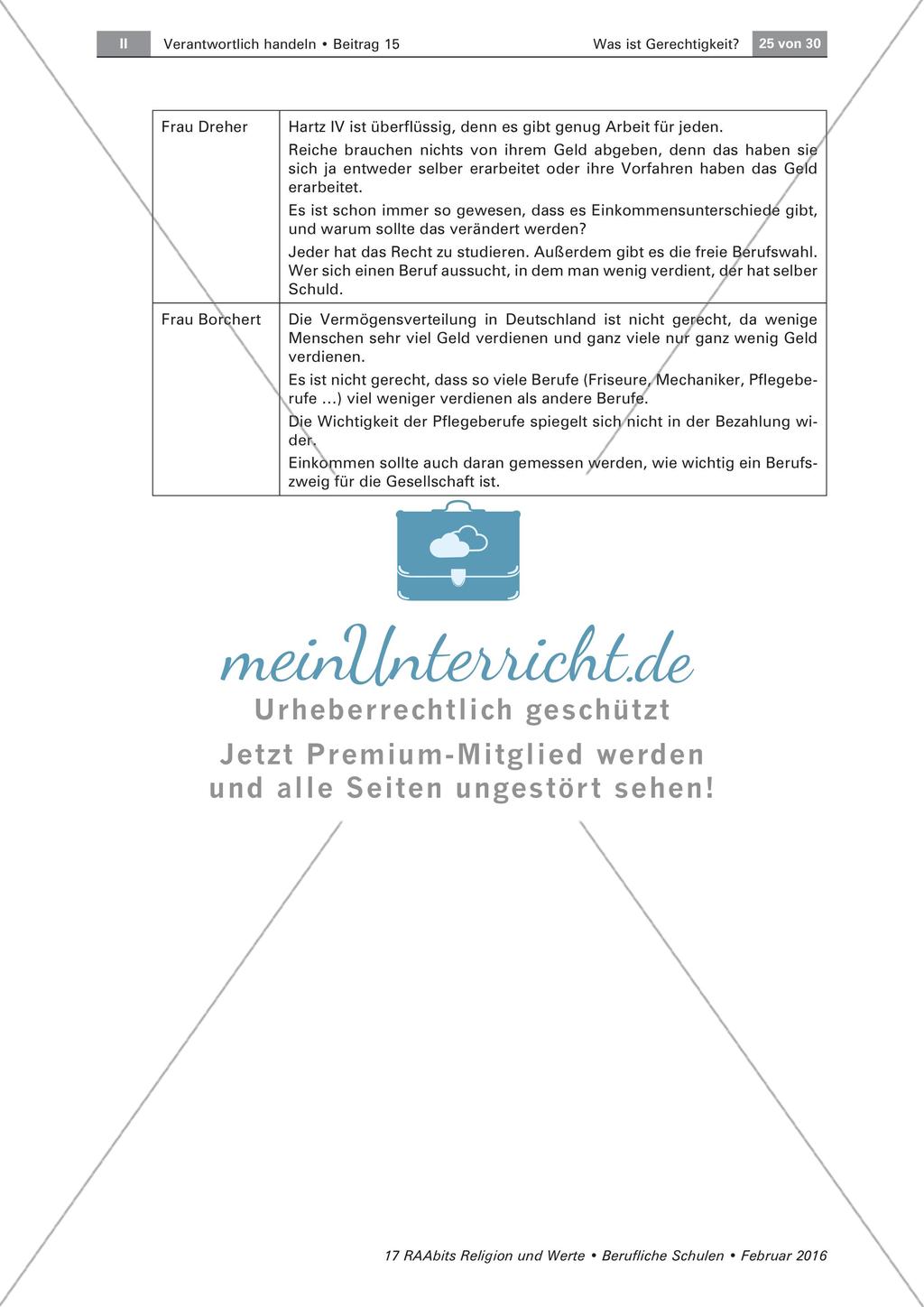 Eine Podiumsdiskussion zum Thema Gerechtigkeit Preview 7