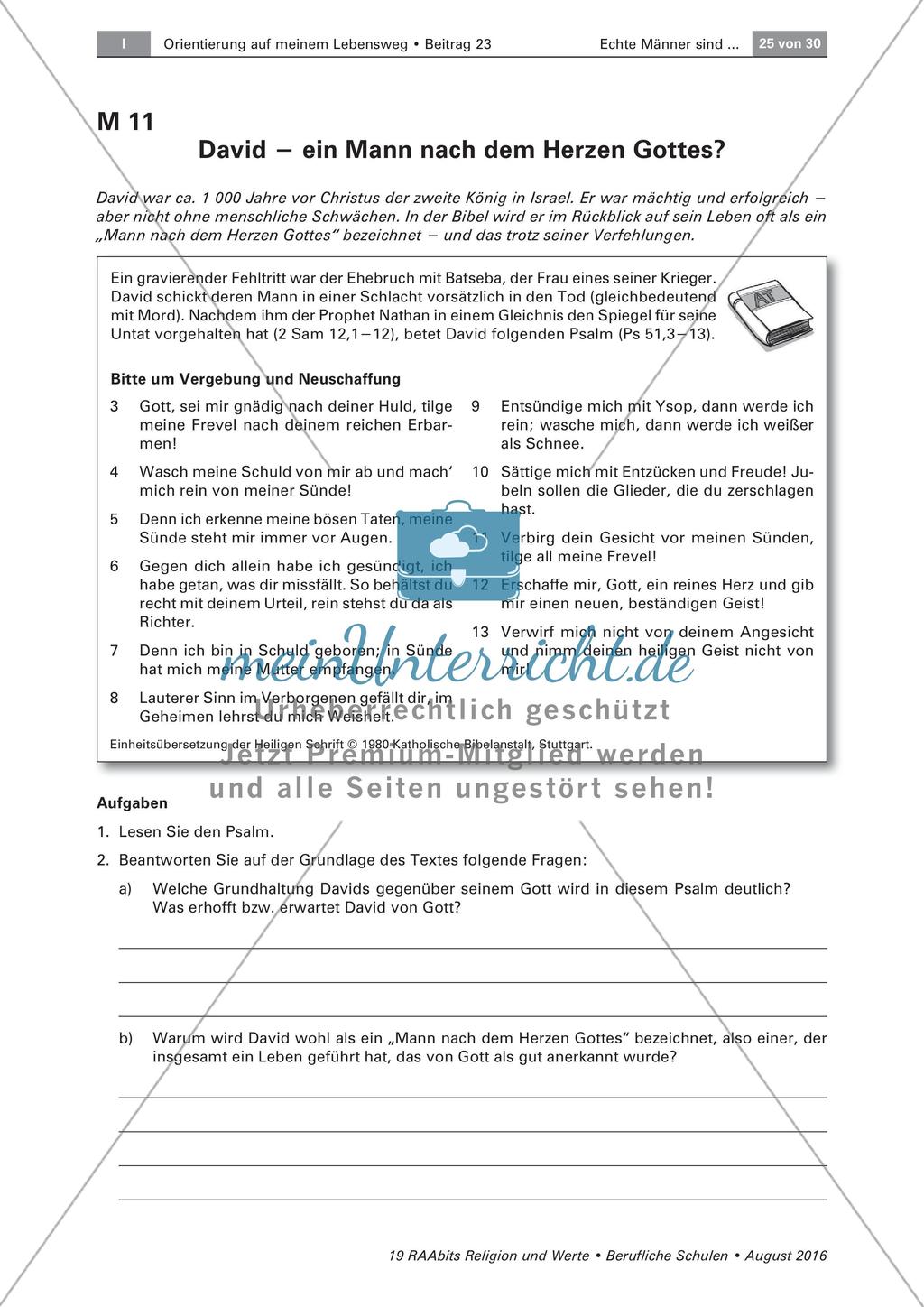 Der Prototyp Mann in der Bibel Preview 10