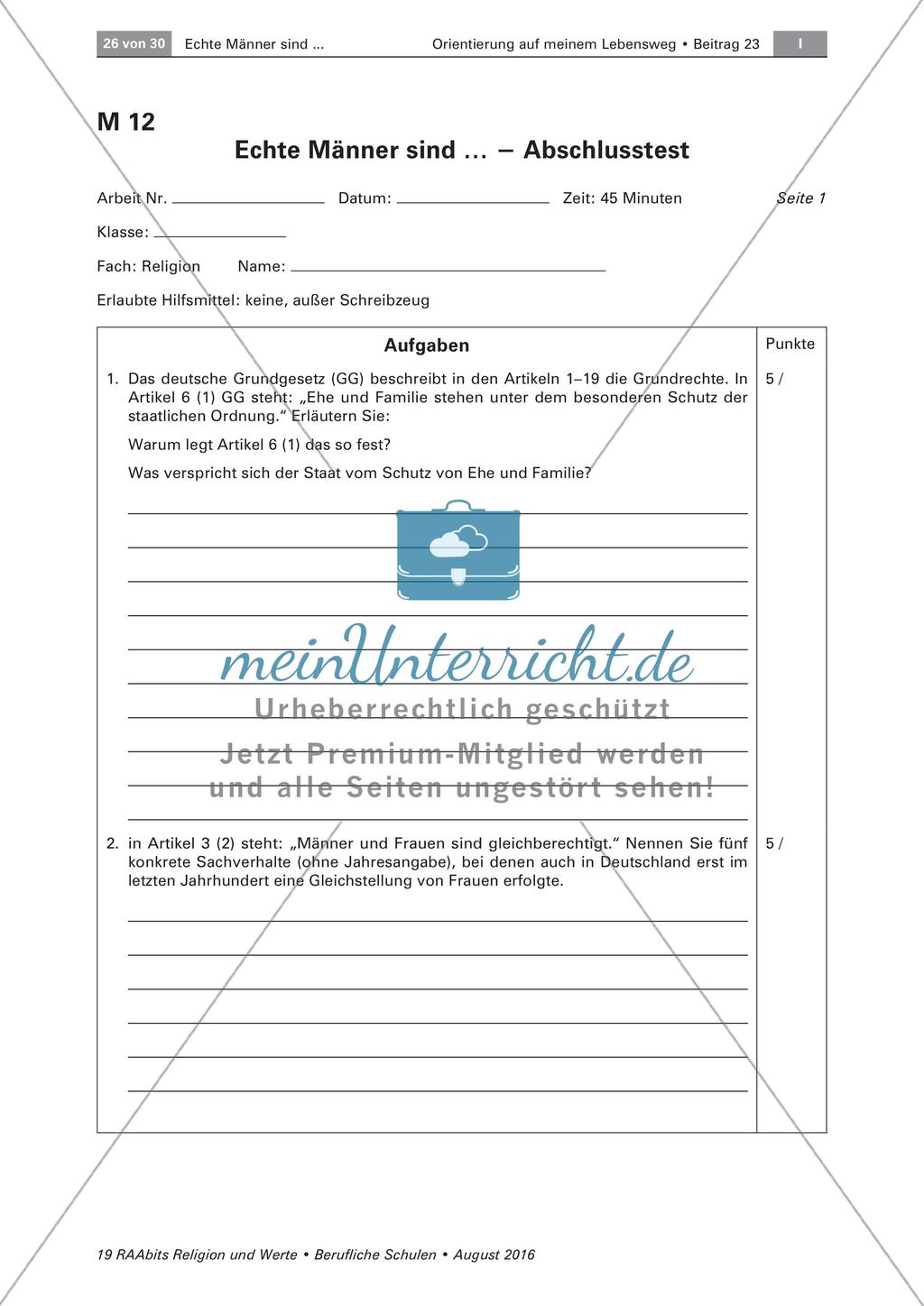 Der Prototyp Mann in der Bibel Preview 11