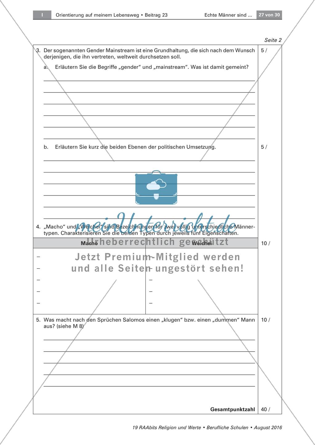 Der Prototyp Mann in der Bibel Preview 12