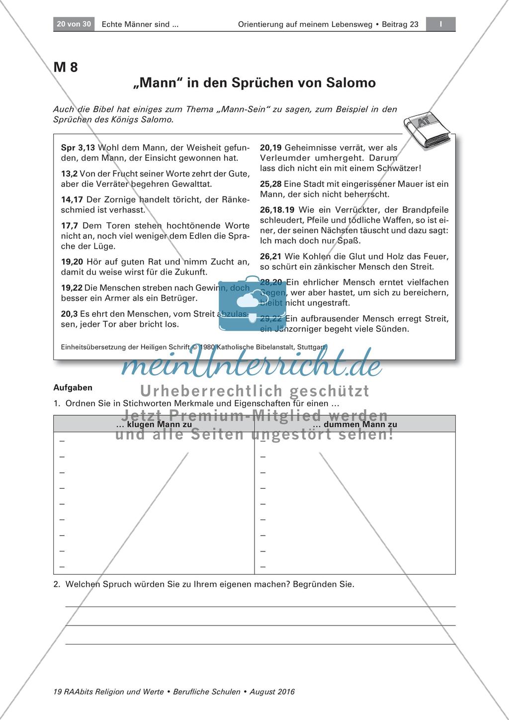 Der Prototyp Mann in der Bibel Preview 5