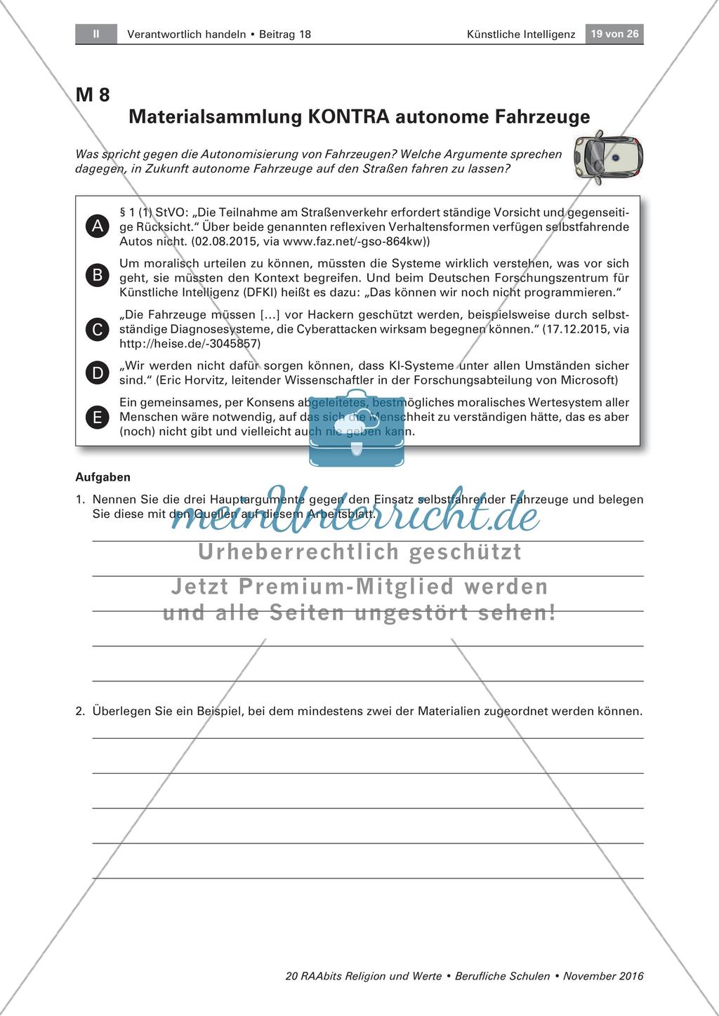 Pro und Kontra zu Autonomisierung Preview 2
