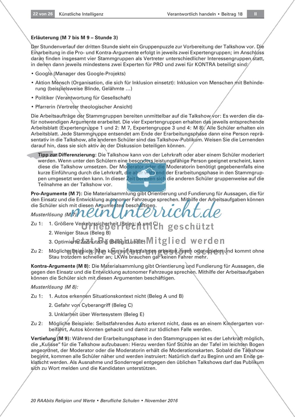 Pro und Kontra zu Autonomisierung Preview 5
