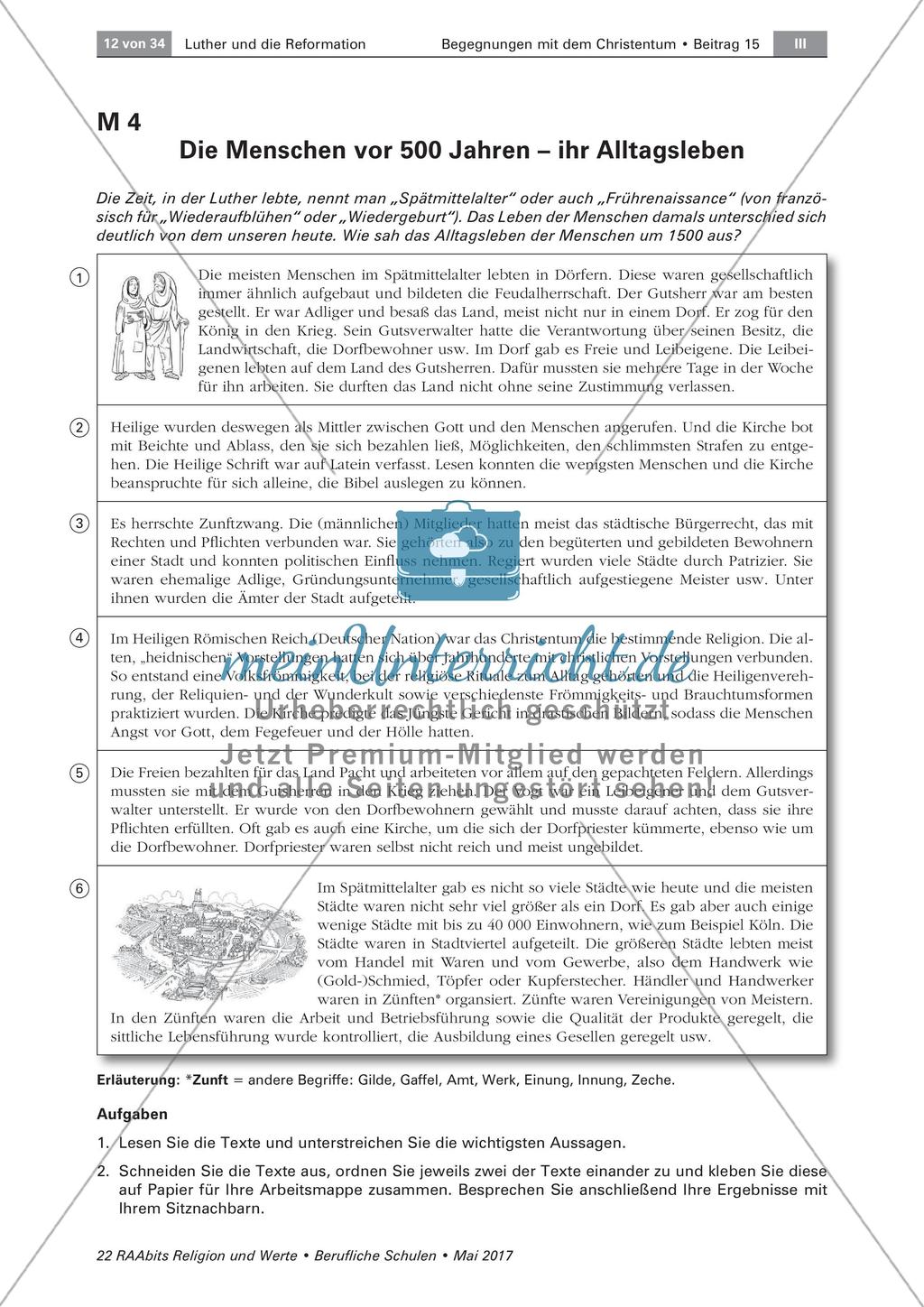 Das Leben der Menschen im Spätmittelalter Preview 2