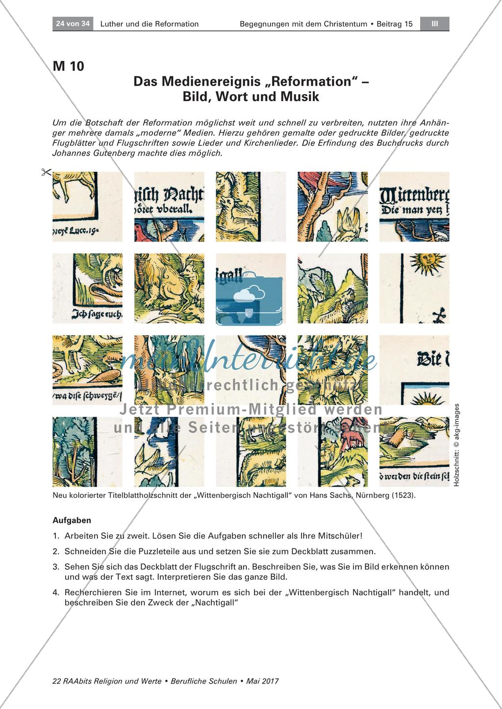 Texte, Medien, Entwicklungen - Bausteine zur Reformation Preview 4