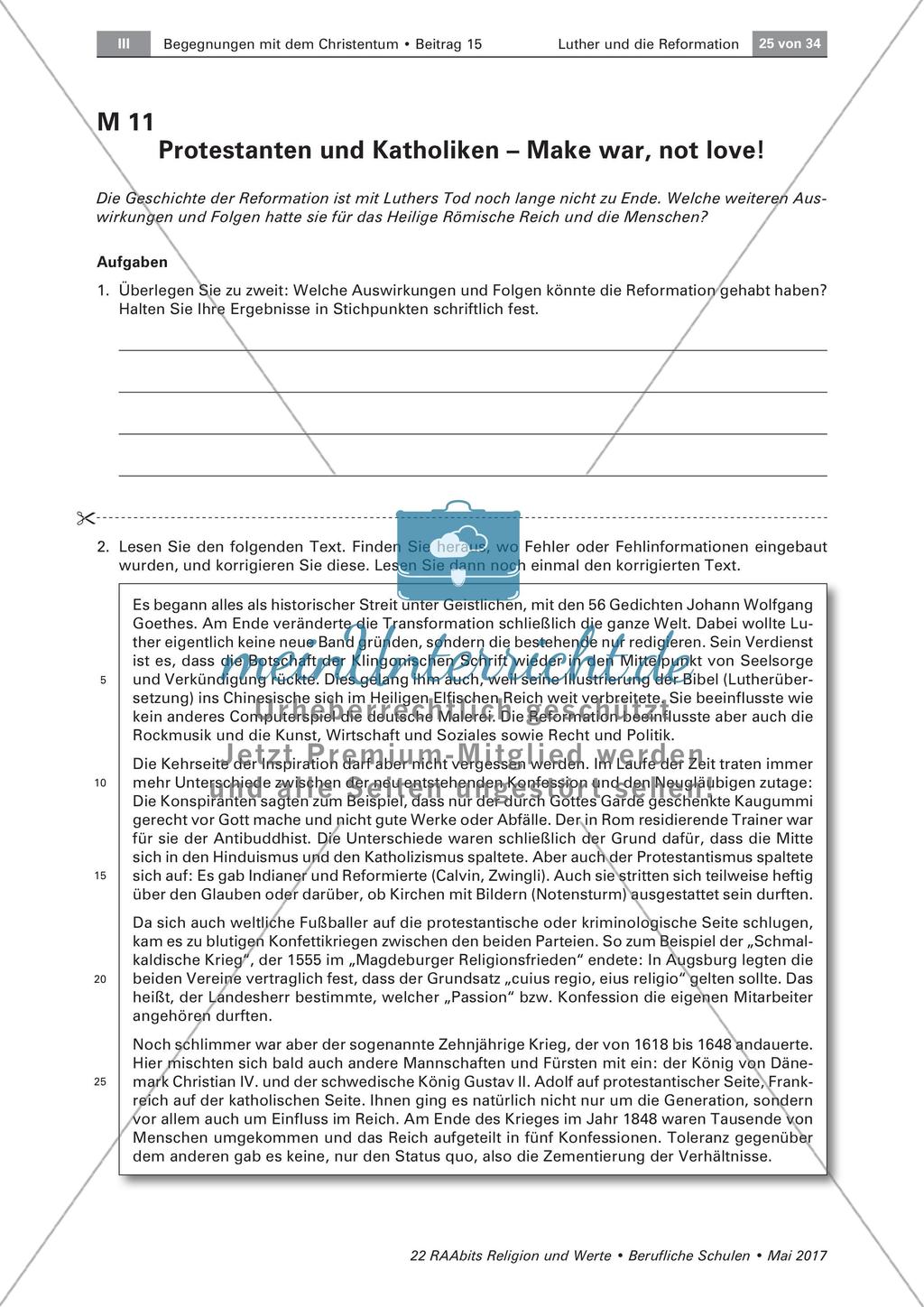Texte, Medien, Entwicklungen - Bausteine zur Reformation Preview 5
