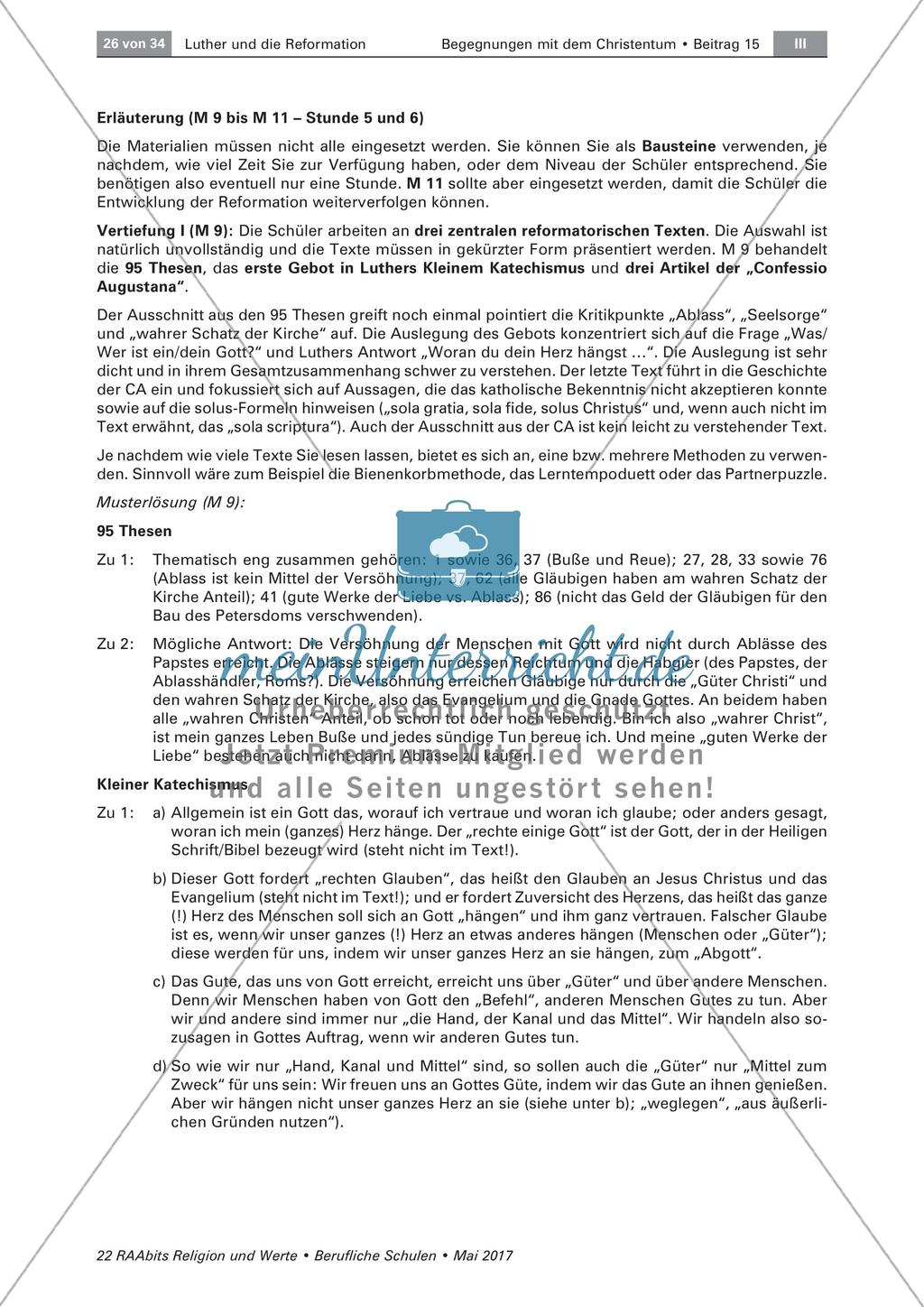 Texte, Medien, Entwicklungen - Bausteine zur Reformation Preview 6