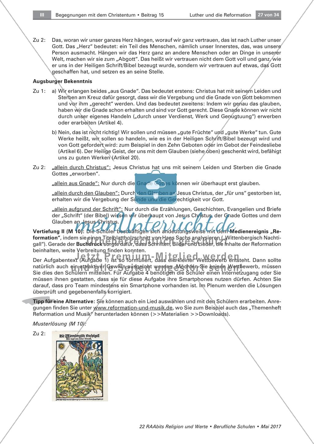 Texte, Medien, Entwicklungen - Bausteine zur Reformation Preview 7
