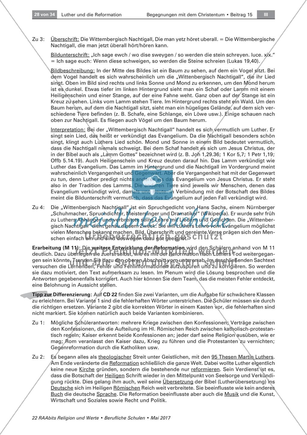 Texte, Medien, Entwicklungen - Bausteine zur Reformation Preview 8