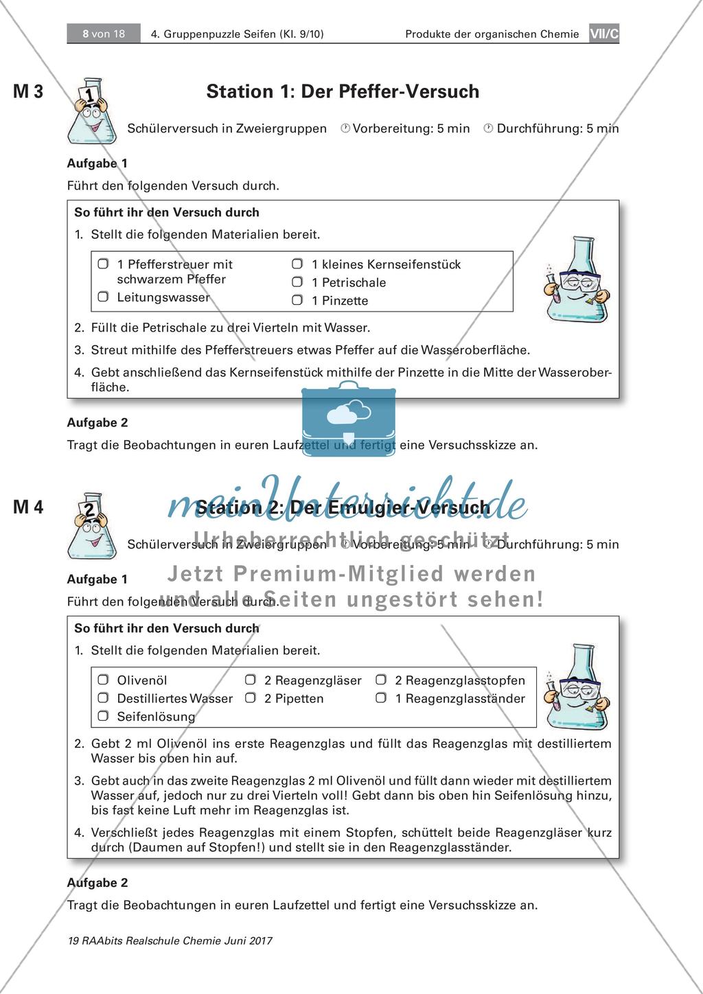 Stationenlernen zum Thema