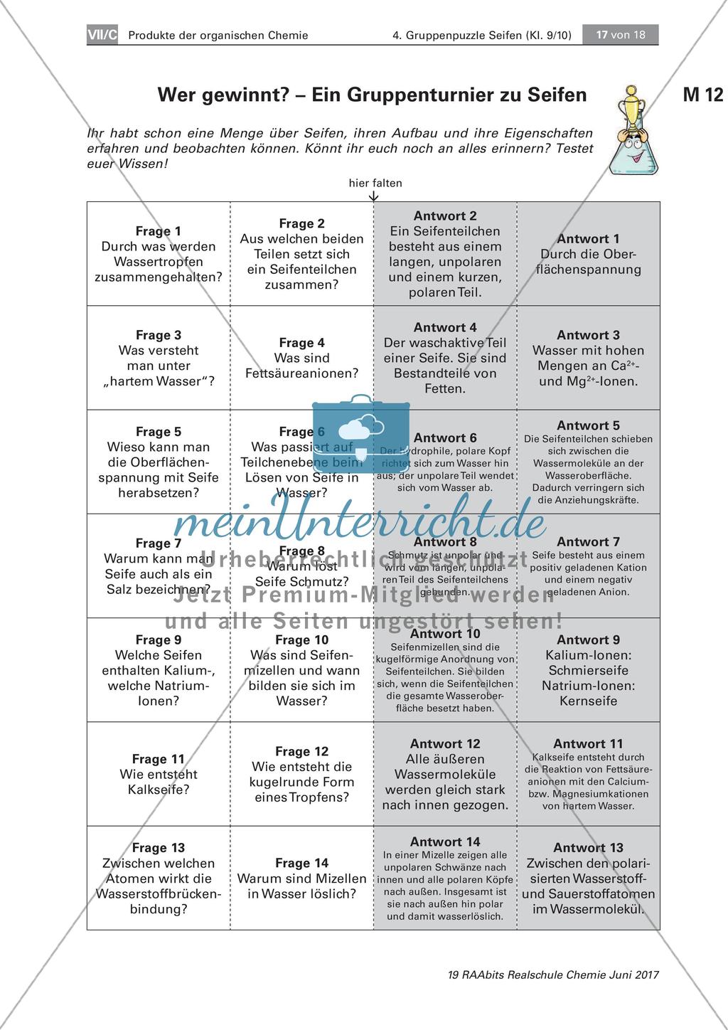 Gruppenturnier zum Thema