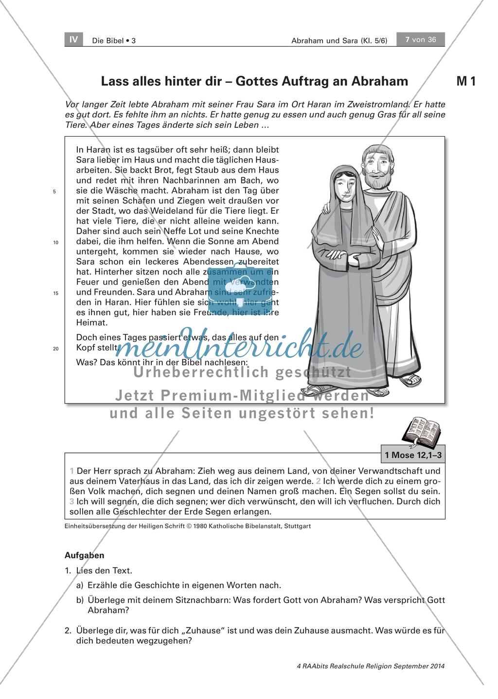 Gottes Auftrag an Abraham Preview 1