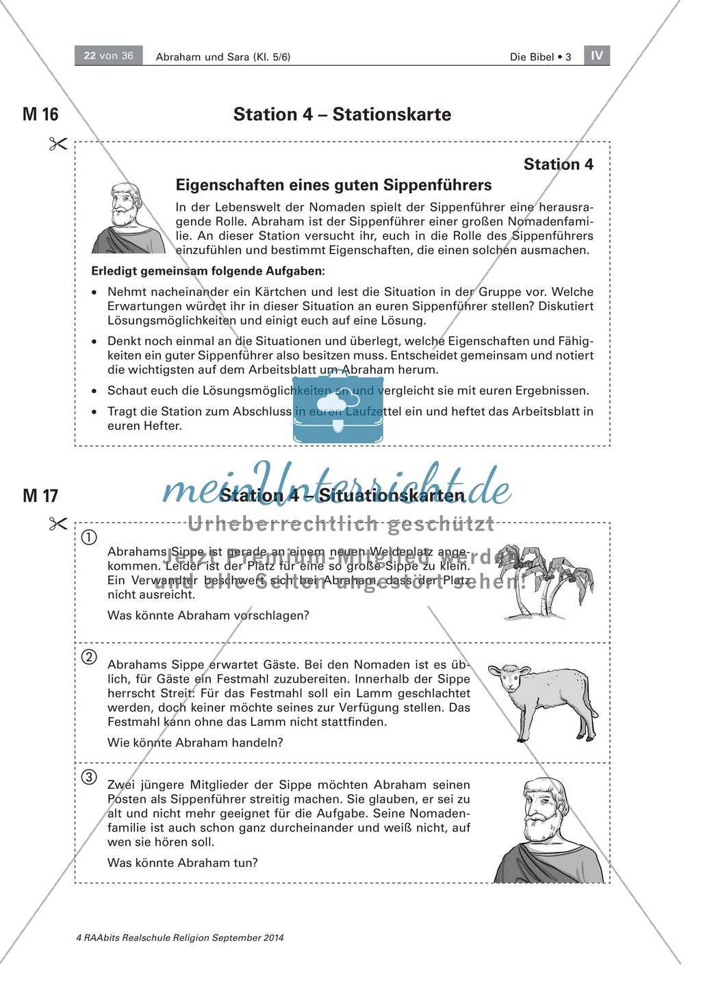 Lernzirkel - Abrahams Nomadenleben Preview 10