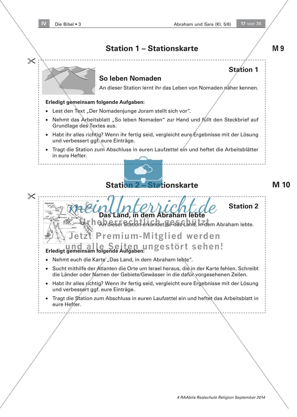 Lernzirkel - Abrahams Nomadenleben Preview 5