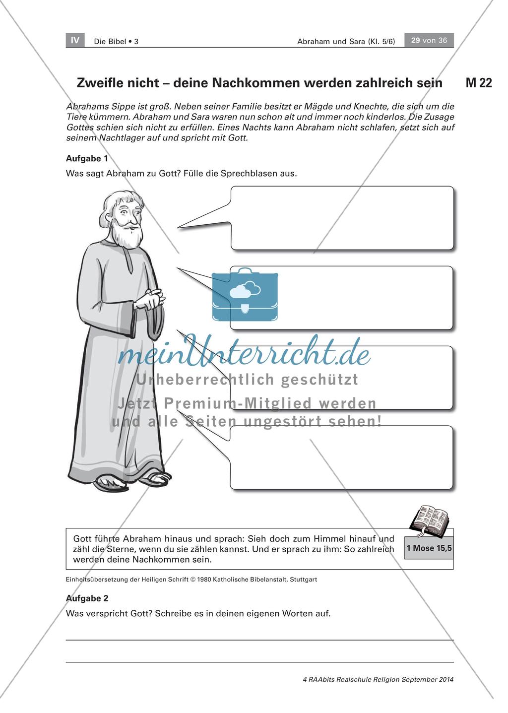 Zweifel von Abraham und Sara Preview 2