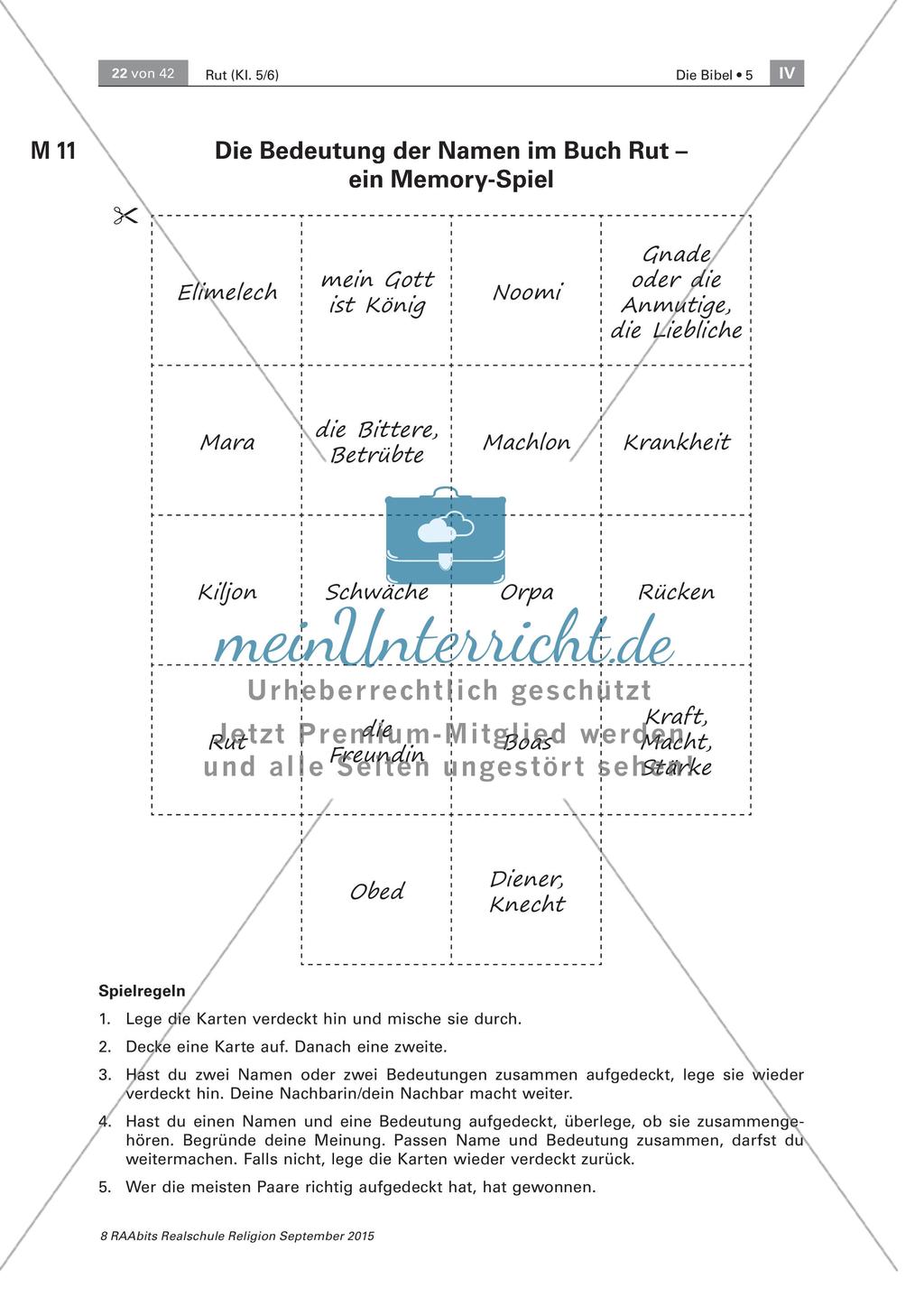 Die Bedeutung der Namen im Buch Rut Preview 2