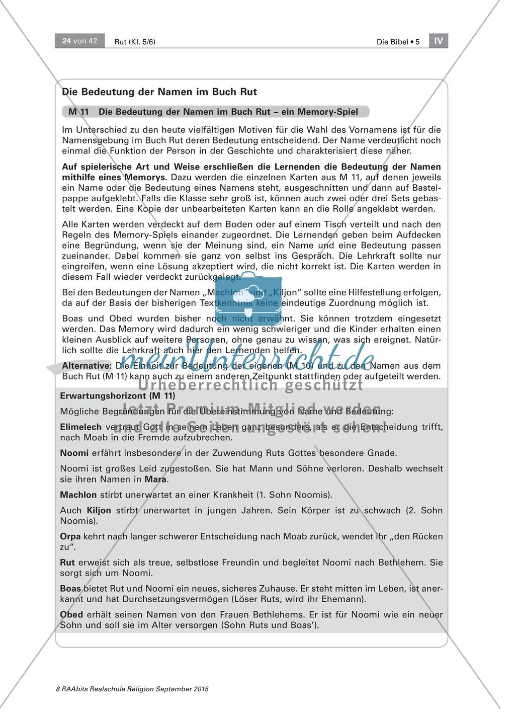 Die Bedeutung der Namen im Buch Rut Preview 4