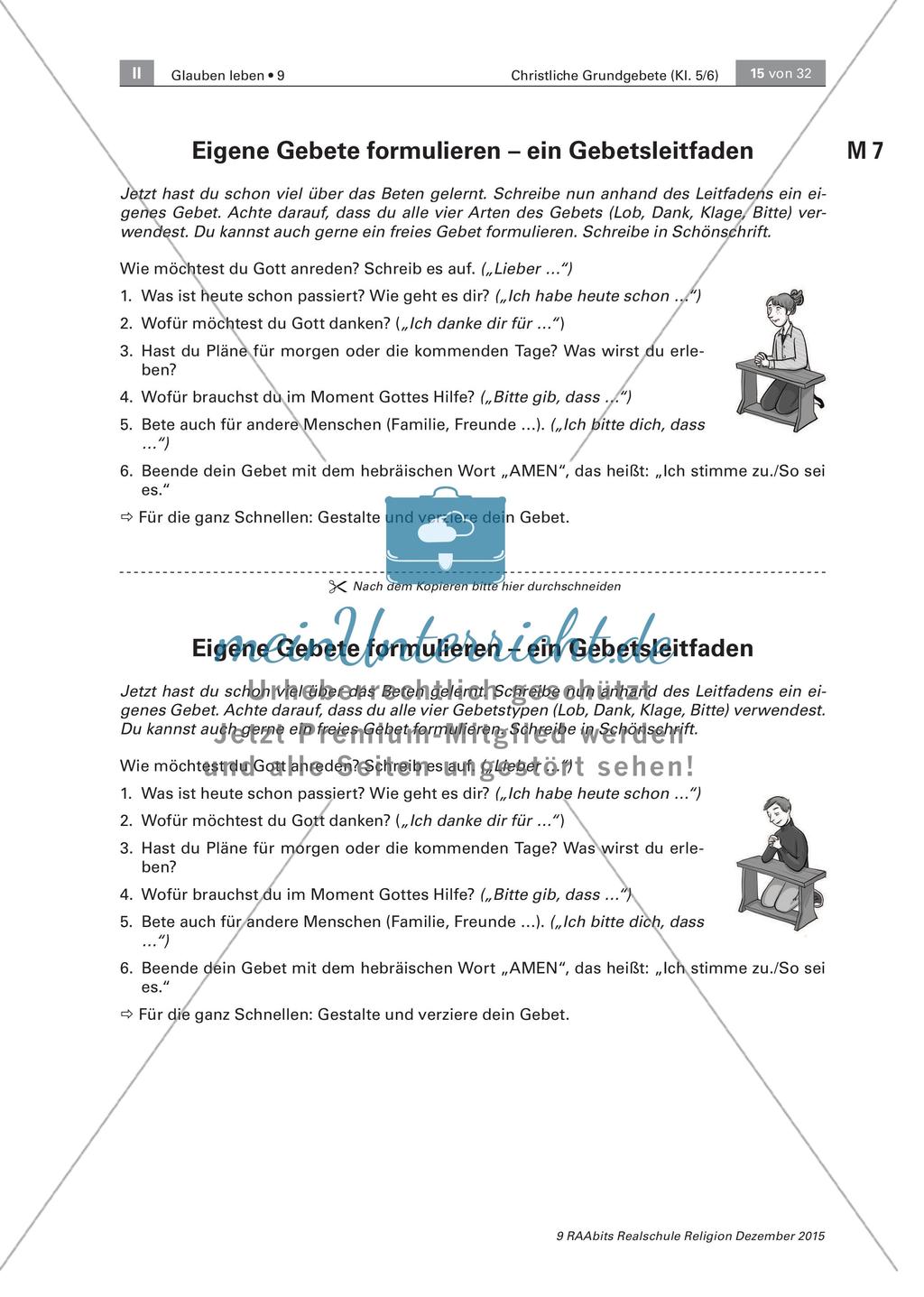 Beten: Gebetsanalyse und Psalme Preview 3