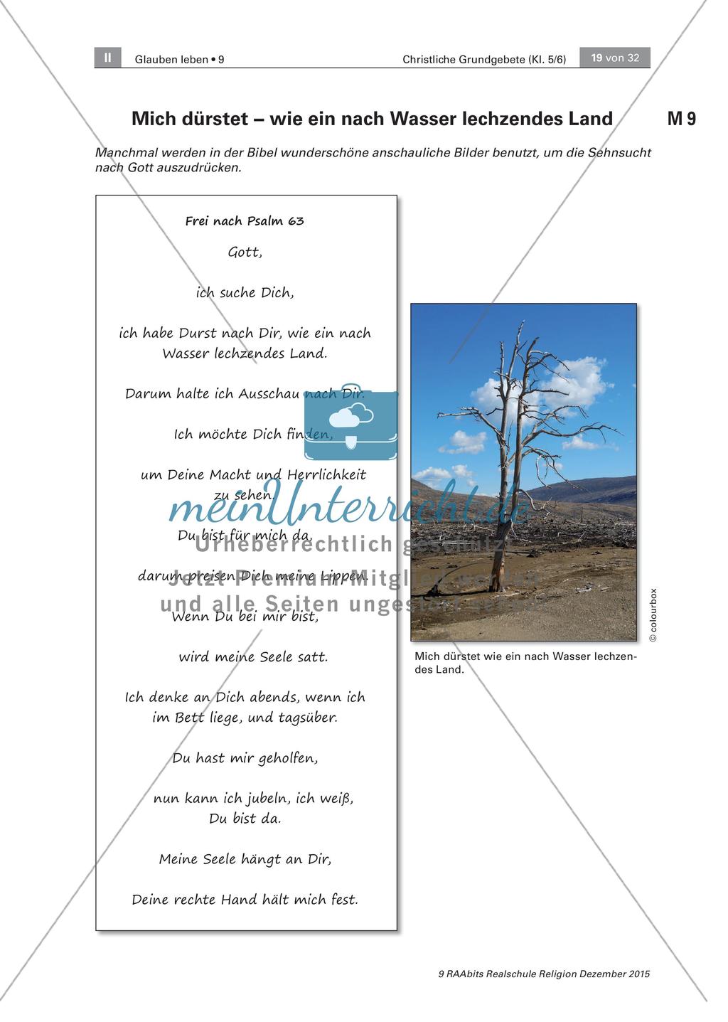 Beten: Gebetsanalyse und Psalme Preview 7