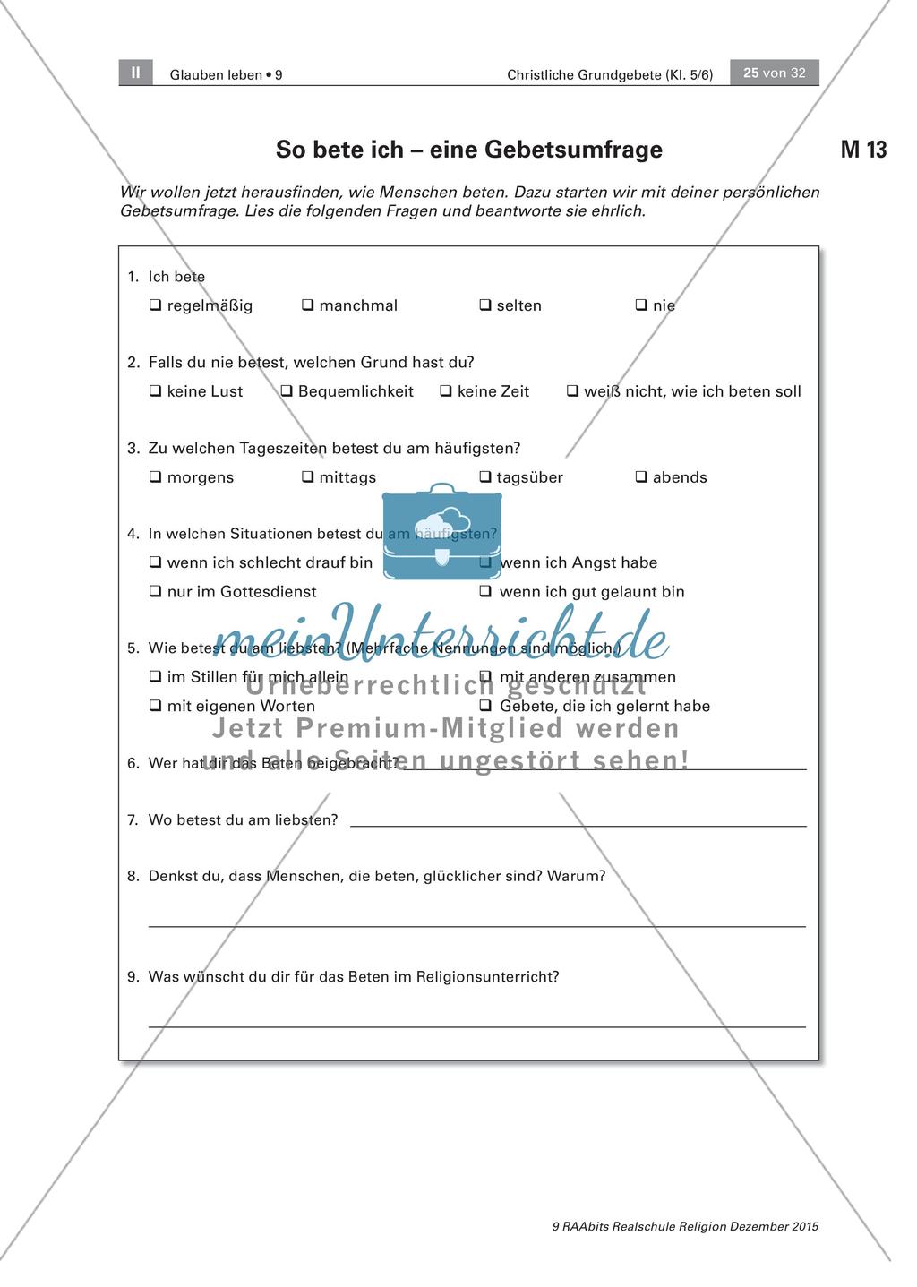 Christliche Grundgebete und Gleichnisse Preview 2