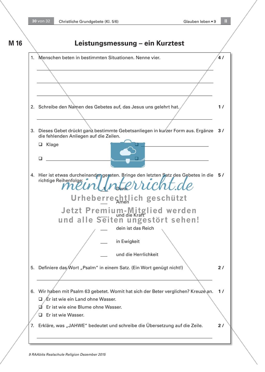 Christliche Grundgebete und Gleichnisse Preview 7