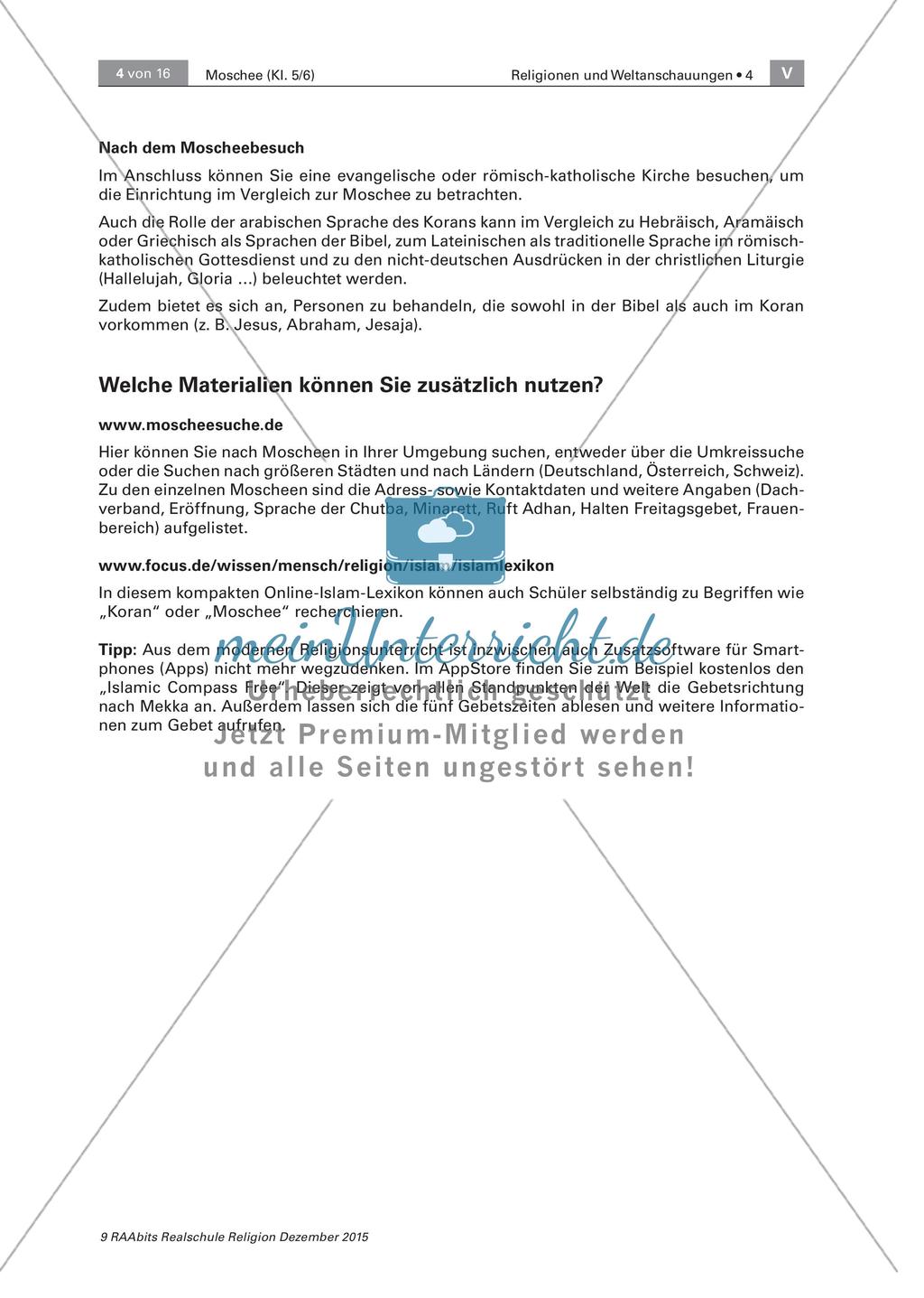 Der Besuch einer Moschee Preview 4